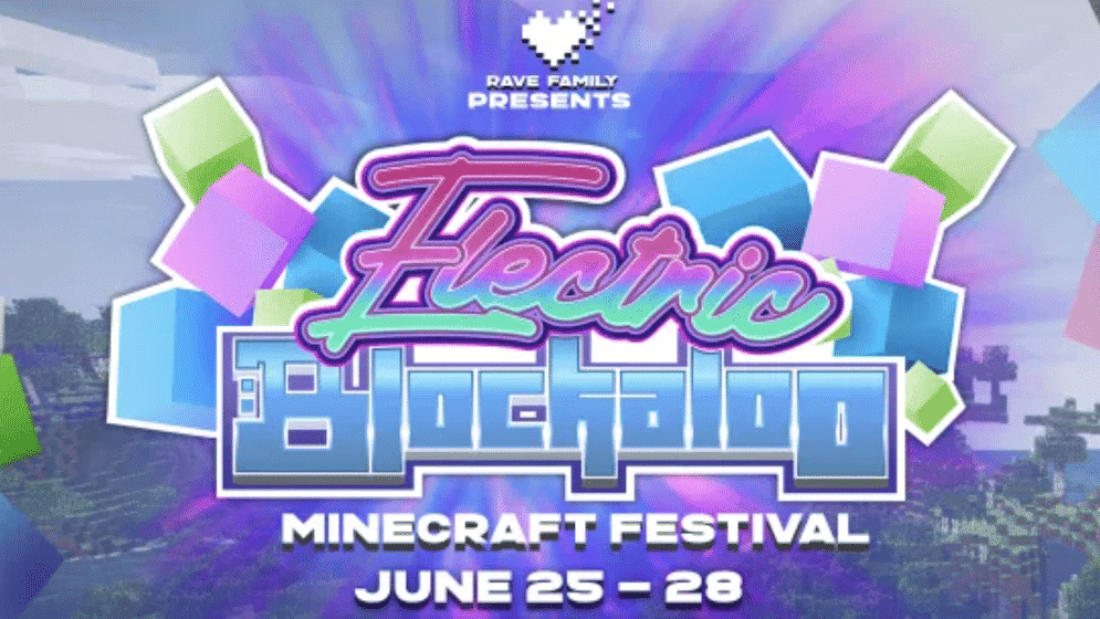 Un festival de música virtual llamado Electric Blockaloo se celebrará en Minecraft este mismo mes