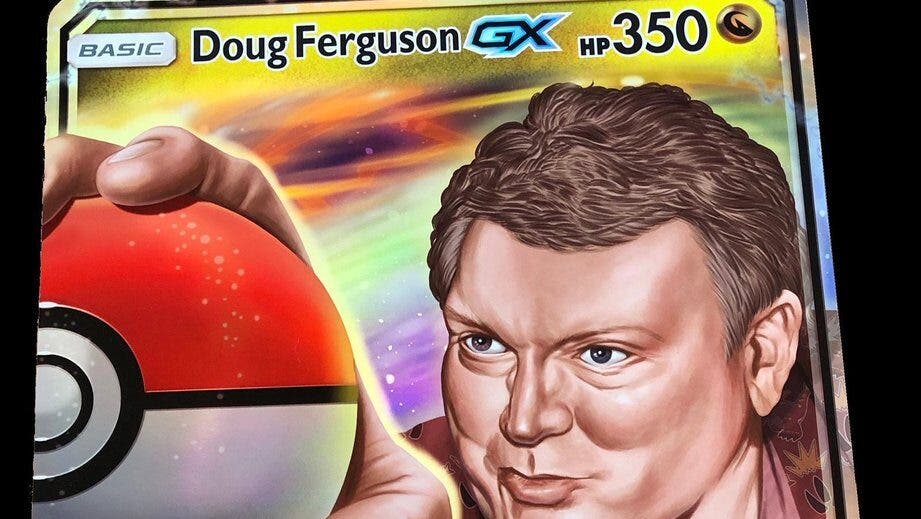 Sale a la luz una rara carta de Doug Ferguson del JCC Pokémon