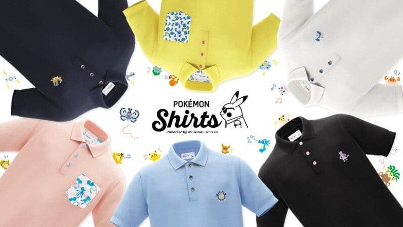 Original Stitch expande su línea de ropa con polos de Pokémon