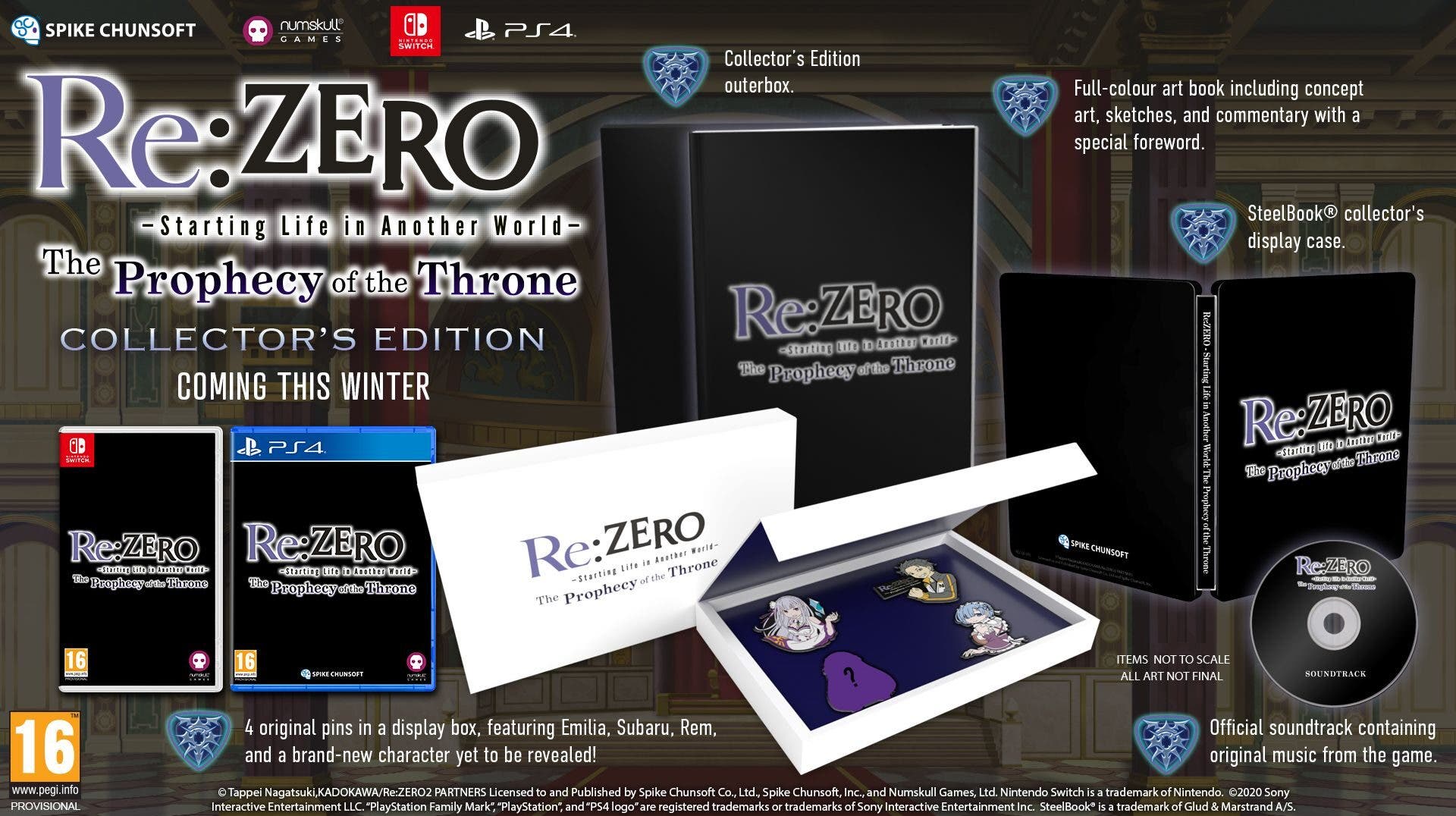 Meridiem Games distribuirá Re:ZERO – The Prophecy of the Throne en España con edición coleccionista incluida