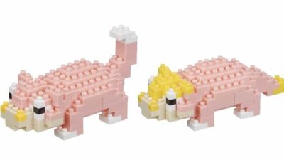 Échale un vistazo a estos Nanoblocks Pokémon de Slowpoke y Farfetch’d de Galar