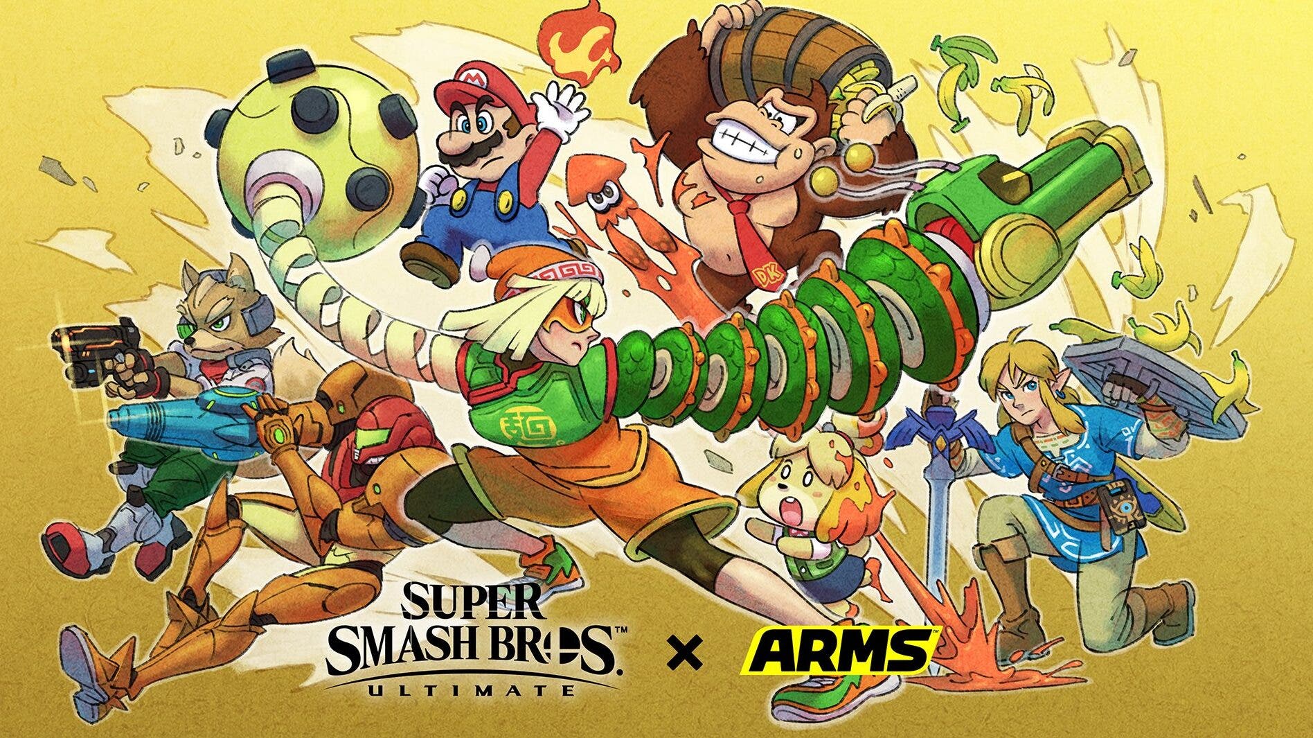 El equipo de desarrollo de ARMS comparte un arte especial para celebrar la llegada Min Min a Super Smash Bros. Ultimate