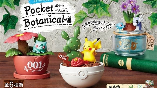 La línea de figuras de colección Pokémon Pocket Botanical llega a Japón