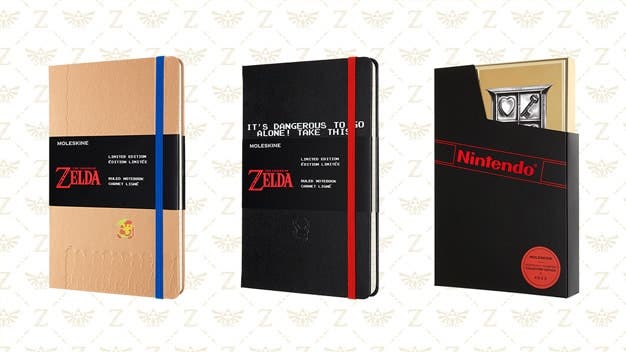 Moleskine lanza tres libretas oficiales de The Legend of Zelda en Japón