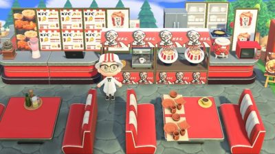 Abre un restaurante oficial de KFC en Animal Crossing: New Horizons que regala códigos para canjear en ubicaciones reales