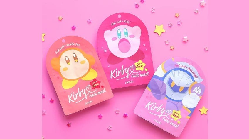 Anunciadas mascarillas hidratantes de Kirby para Japón