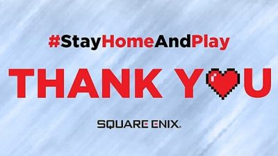 Square Enix recauda más de 2,4 millones de dólares con su campaña «Stay Home and Play» para entidades benéficas