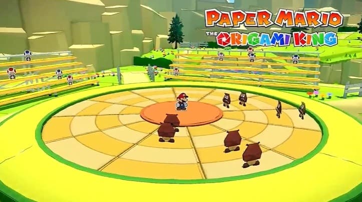 Escucha el tema de combate de la serpentina roja de Paper Mario: The Origami King
