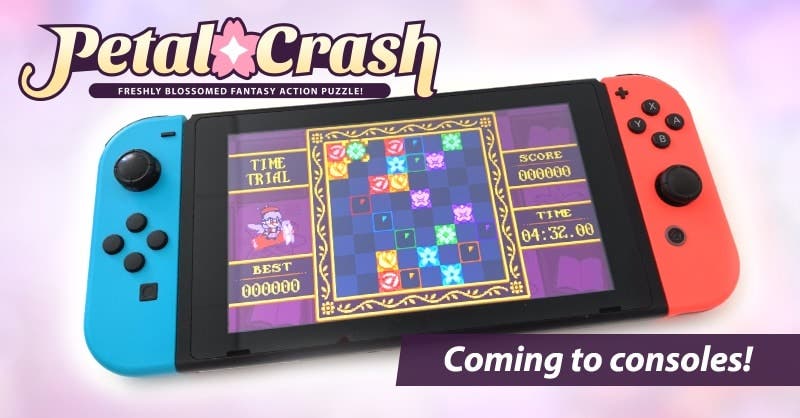 Petal Crash se estrenará en agosto en Nintendo Switch