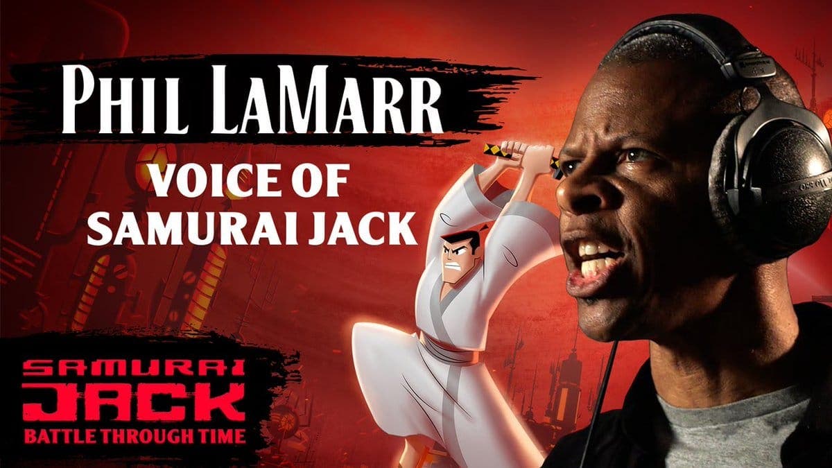 Este vídeo nos muestra cómo Phil LaMarr ha dado su voz a Jack en Samurai Jack: Battle Through Time