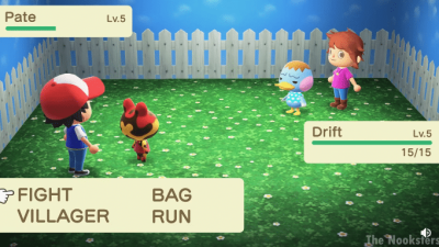 Vídeo: Recrean un combate Pokémon en Animal Crossing: New Horizons con vecinos