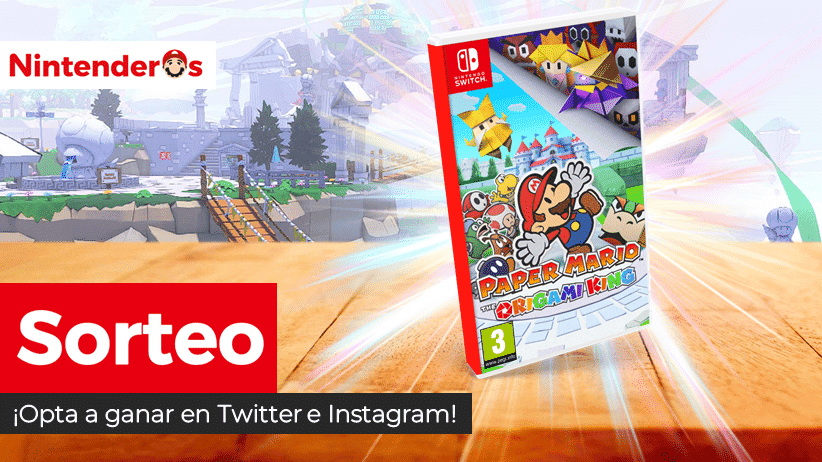 ¡Sorteamos una copia física o digital de Paper Mario: The Origami King para Nintendo Switch!