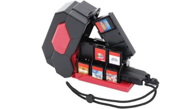 Este estuche con su propio lore permite guardar hasta 18 cartuchos y un par de Joy-Con