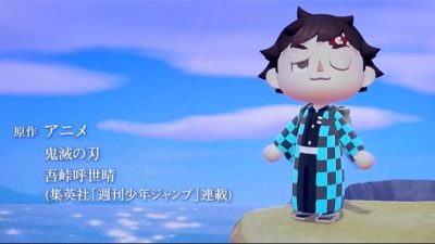 Un fan recrea el opening de Demon Slayer en Animal Crossing: New Horizons