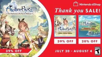 Nuevos descuentos en la eShop para Atelier Ryza: Ever Darkness & the Secret Hideout y su Pase de Temporada