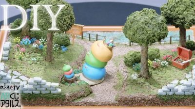 Square Enix crea un hermoso diorama con monstruos de la familia Limos