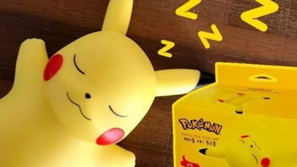 Echad un vistazo a esta adorable figura de Pikachu durmiendo, que sirve de luz de ambiente, lanzada en Corea del Sur