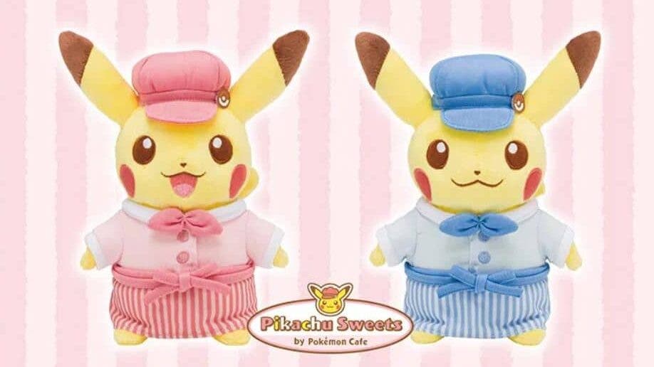 Peluches oficiales de Pikachu Sweets by Pokémon Café son anunciados en Japón