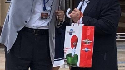 Primer vistazo a la bolsa de compras de Super Nintendo World en Universal Studios Japan