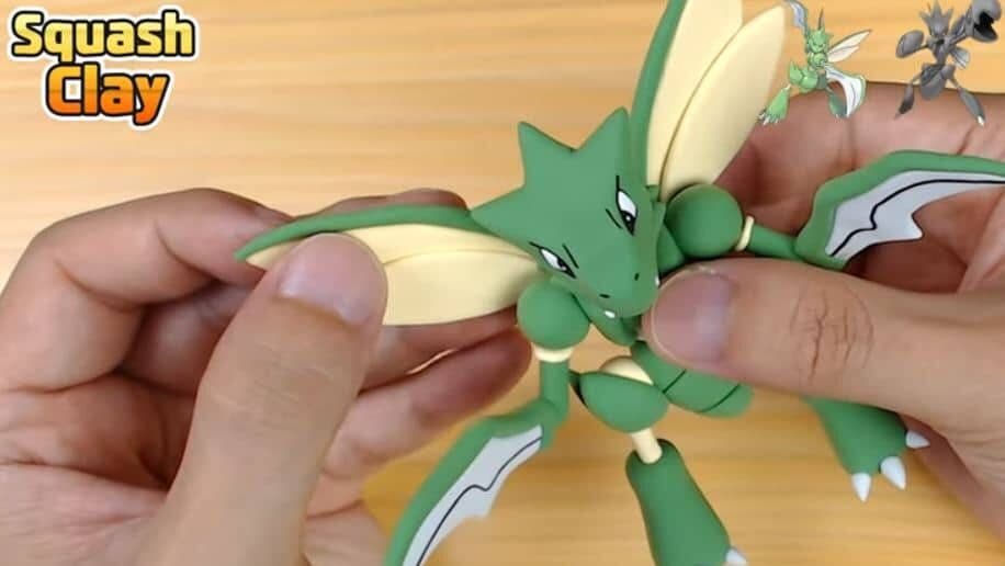 Este vídeo nos muestra cómo aprender a hacer a los Pokémon Scyther, Scizor y Mega Scizor con arcilla