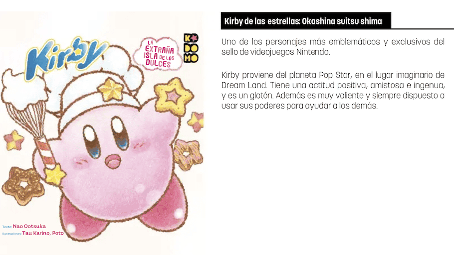 ECC publica La extraña isla de los dulces, el segundo libro de cuentos de Kirby