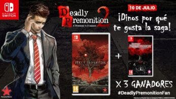 Participa en el nuevo sorteo #DeadlyPremonitionFan de Nintendo España y opta a ganar uno de los tres packs de Deadly Premonition 2 + Deadly Premonition Origins