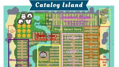 Jugadora de Animal Crossing: New Horizons crea una «Isla Catálogo» para comprar todos los artículos