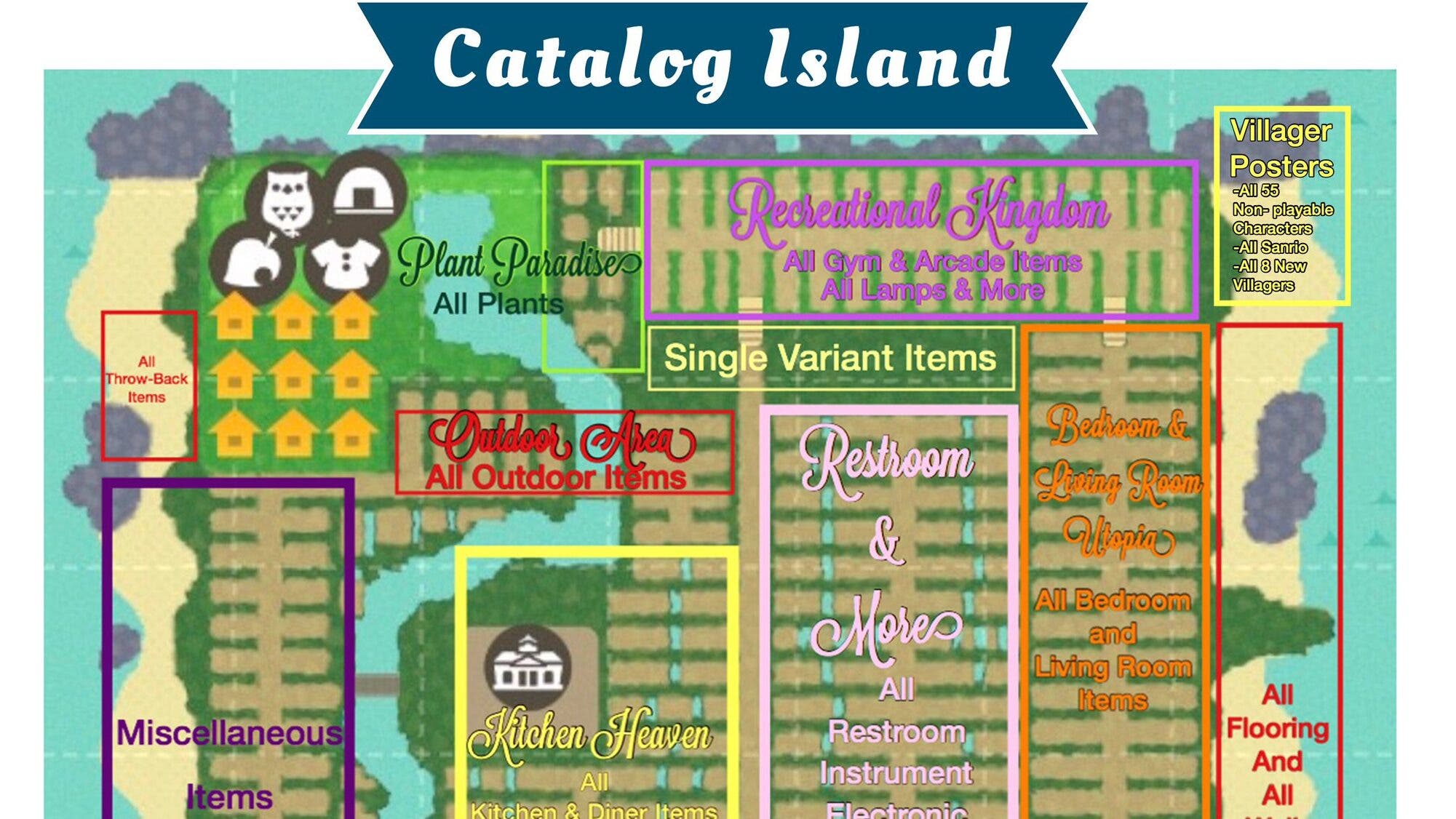 Jugadora de Animal Crossing: New Horizons crea una “Isla Catálogo” para comprar todos los artículos