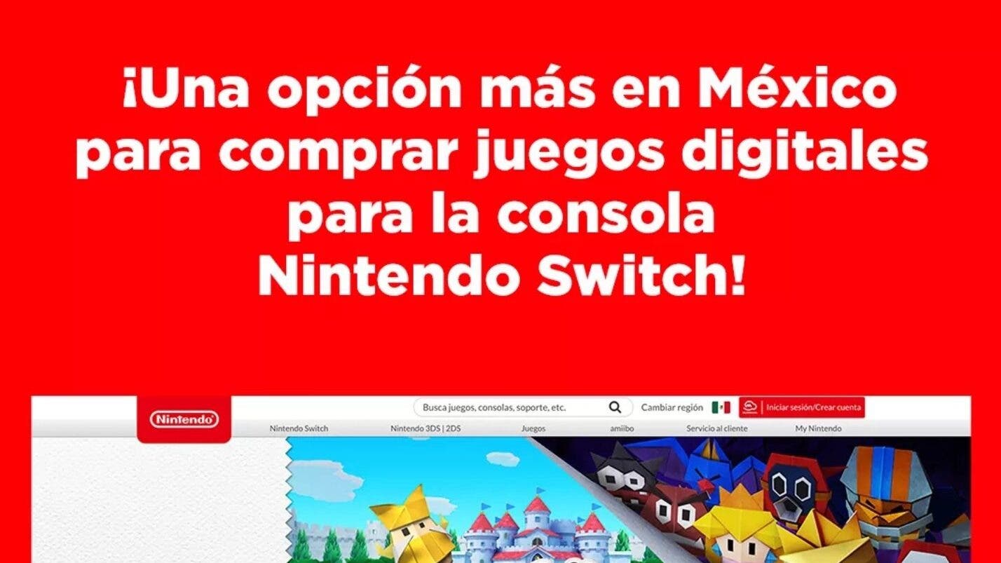 Nintendo habilita oficialmente su tienda online de juegos digitales para México