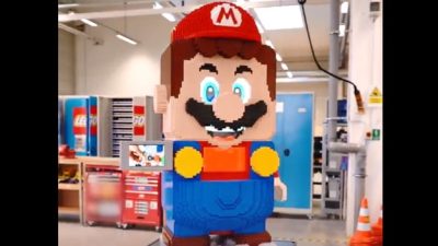 LEGO crea una versión gigante y funcional de LEGO Super Mario para exhibición