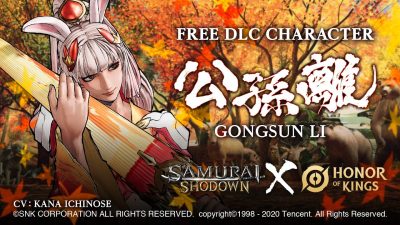Gongsun Li de Honor of Kings es el nuevo personaje adicional de Samurai Shodown