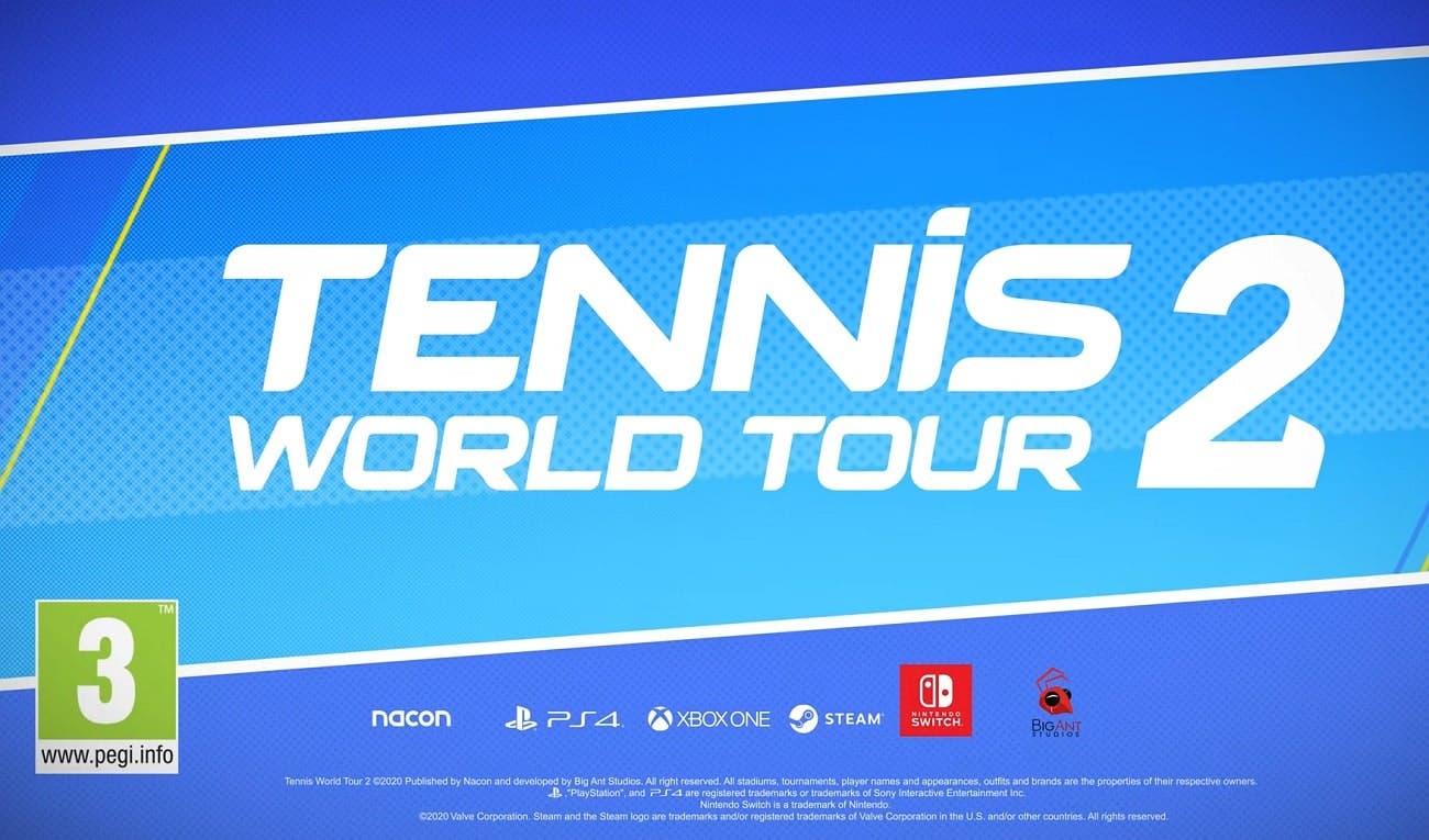 Anunciado Tennis World Tour 2: llegará en septiembre a Nintendo Switch