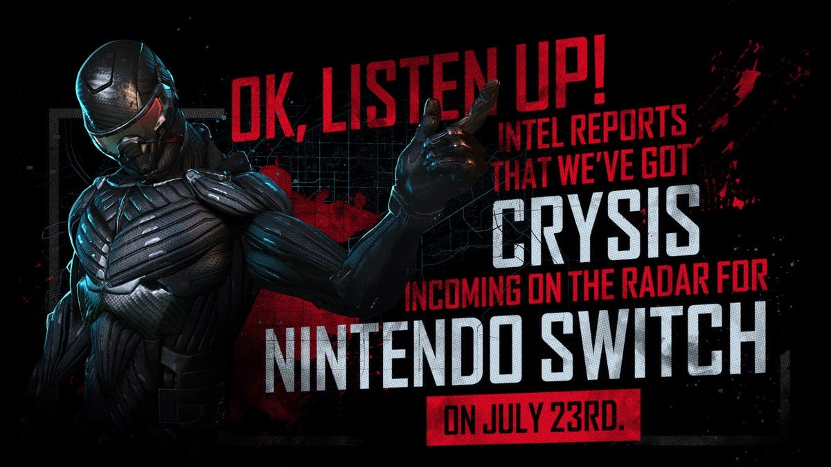 Crysis Remastered finalmente no se retrasa en Nintendo Switch: se lanzará el 23 de julio