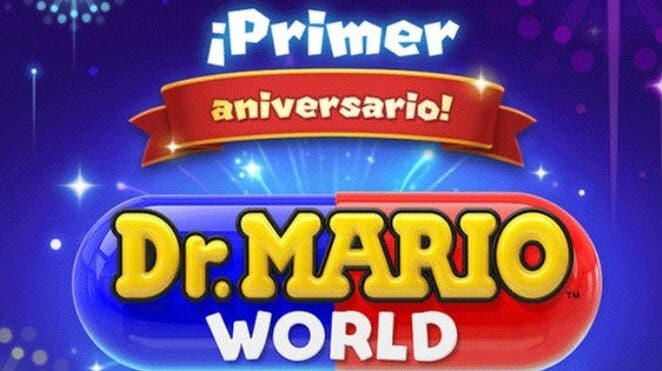 Dr. Mario World celebra su primer aniversario con ofertas especiales y regalo por iniciar sesión