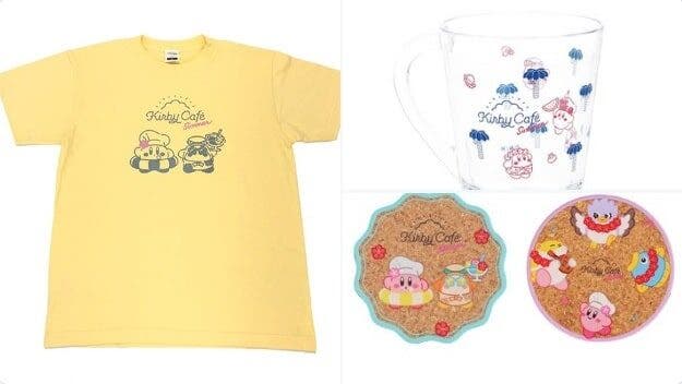 El Kirby Café de Tokyo y el de Hakata recibirán una nueva línea de merchandising el próximo 9 de julio