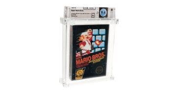 Nuevo récord mundial en la subasta de videojuegos: 114.000 dólares por este cartucho original de NES de Super Mario Bros.