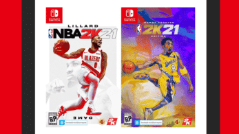 Estas son las dos carátulas de NBA 2K21 para Nintendo Switch