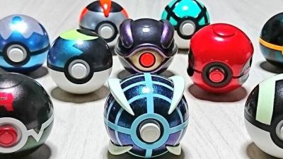 Artista personaliza varias Poké Ball Plus con temática de otros tipos de Poké Ball