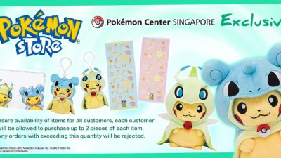 Pokémon Center Singapur cumple un año y lo celebra con estos productos exclusivos