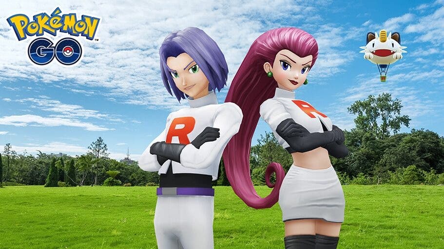 Nueva ropa gratuita de Jessie y James del Team Rocket llega a Pokémon GO