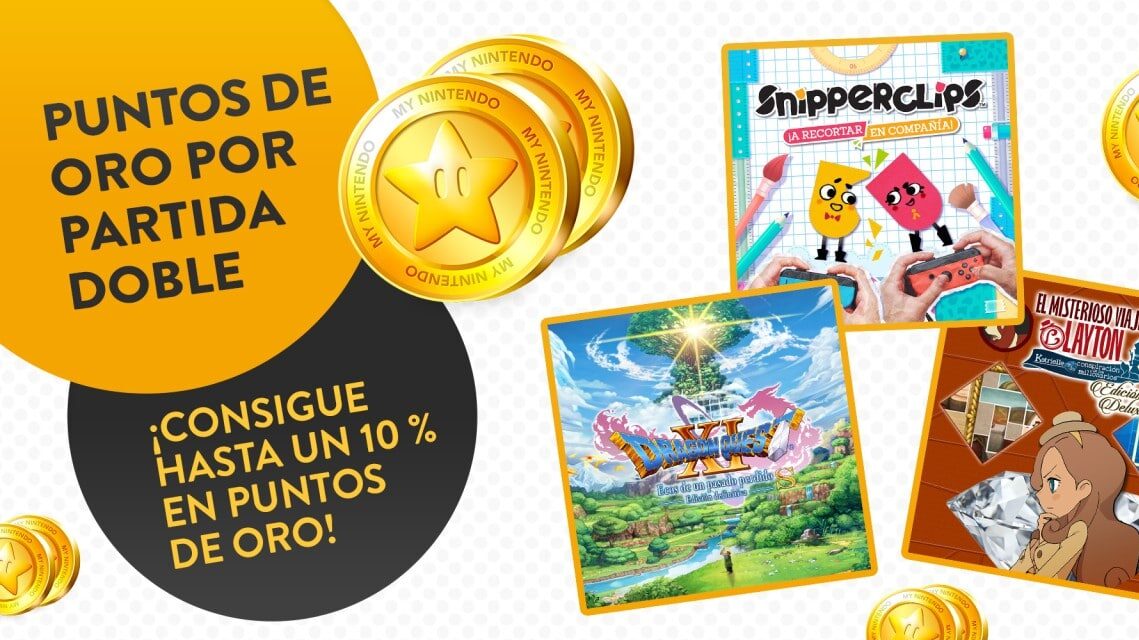 La promoción Puntos de oro por partida doble llega a la eShop europea de Nintendo Switch