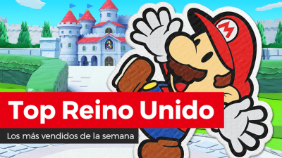 Paper Mario: The Origami King consigue el mejor estreno en ventas de la franquicia en Reino Unido (19/7/20)
