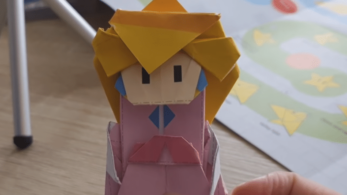 Este vídeo nos muestra el proceso de creación de algunos muñecos oficiales de papel de Paper Mario: The Origami King