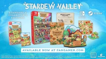 Dos ediciones de Stardew Valley en formato físico llegarán en noviembre para Nintendo Switch