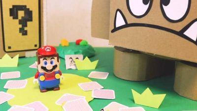 Fan usa los códigos de barra de LEGO Super Mario para crear su propio nivel