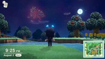 Jugadores de Animal Crossing: New Horizons celebran el mes de agosto con fuegos artificiales de Pokémon