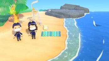 La cuenta de la Policía Nacional nos desea un feliz fin de semana desde su isla de Animal Crossing: New Horizons