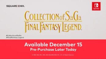 Collection of SaGa Final Fantasy Legend se estrenará el 15 de diciembre en Nintendo Switch