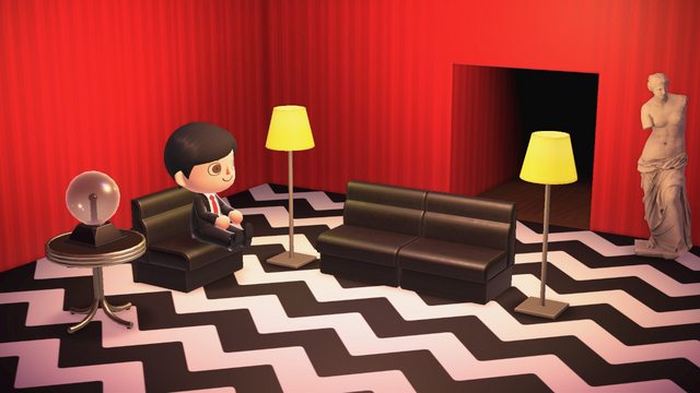 Fan personaliza toda su isla de Animal Crossing: New Horizons con temática de Twin Peaks