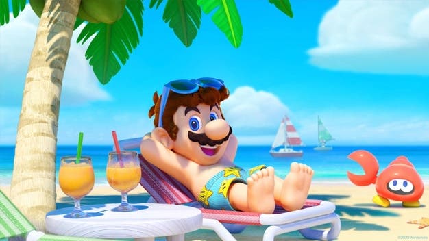 Act.] My Nintendo Japón ofrece este fondo de pantalla de Mario para el  verano - Nintenderos